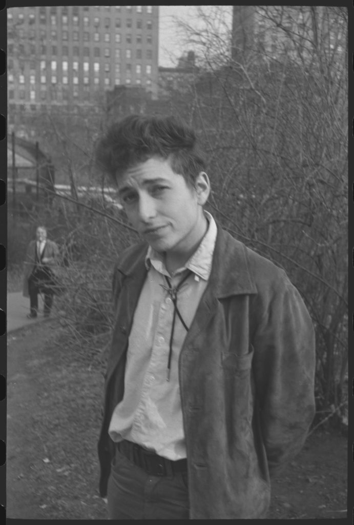 Photograph by Gloria Stavers, 1963, courtesy of The Bob Dylan ArchiveÂ®.