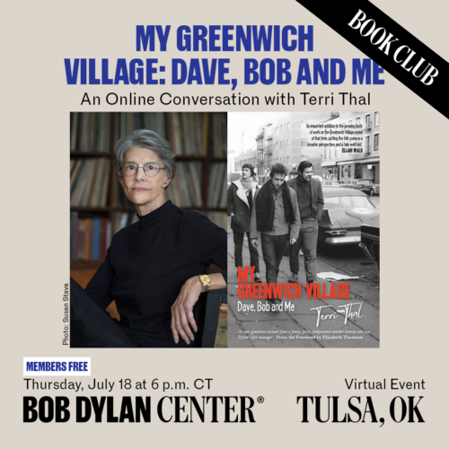 My Greenwich Village: Dave, Bob and Me – An Online Conversation with Terri Thal