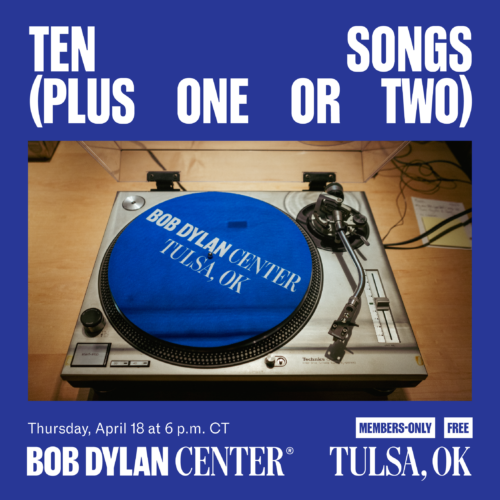 Ten Songs (Plus One or Two) - April 18