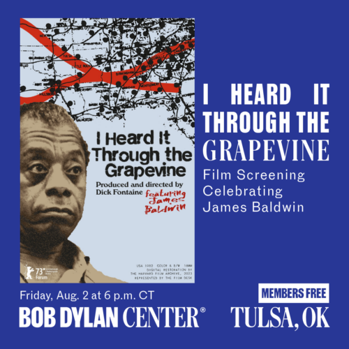 "I Heard It Through The Grapevine" Film Screening Celebrating James Baldwin - Friday, Aug. 2