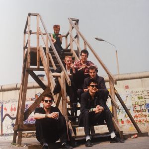 The Pogues, Berlin Wall. Photo by Andy Catlin.